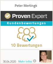 Erfahrungen & Bewertungen zu Peter Mertingk